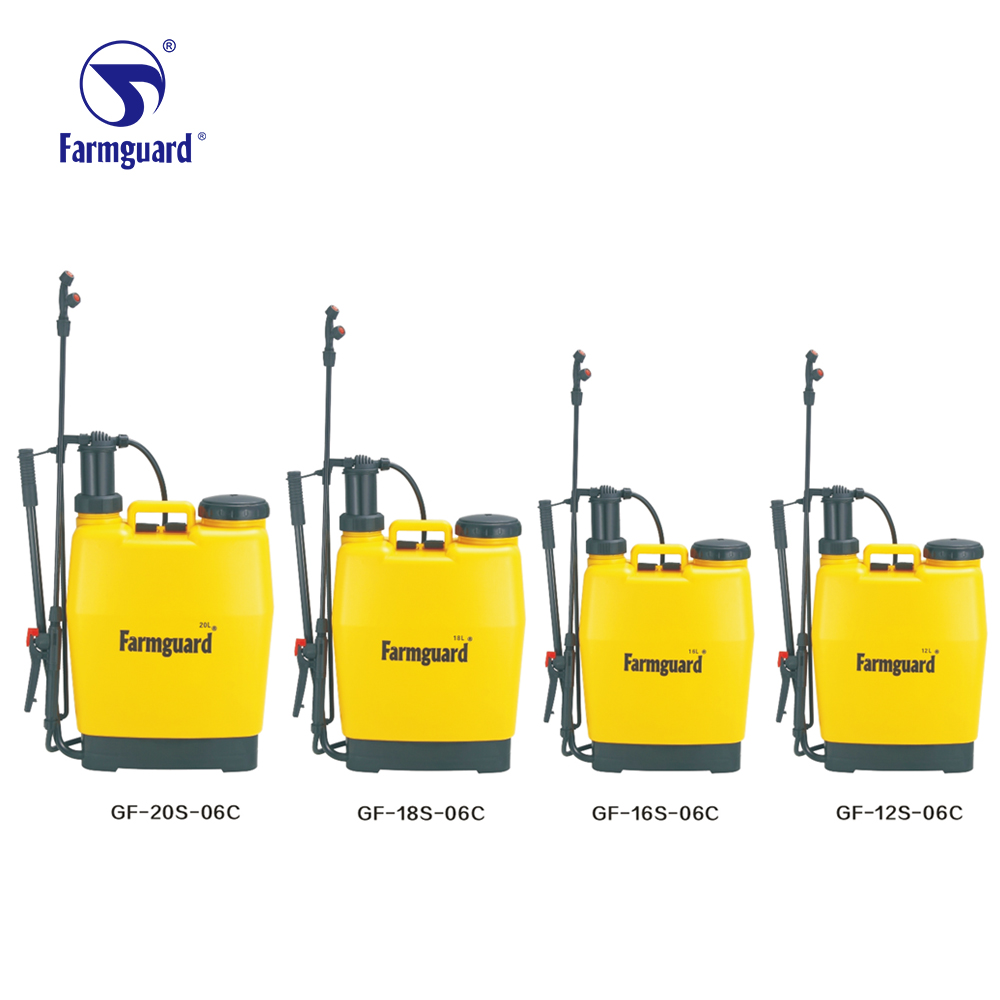 Farmguard 20 litros mochila máquina de nebulização agrícola de pressão manual pulverizador GF-20S-06C