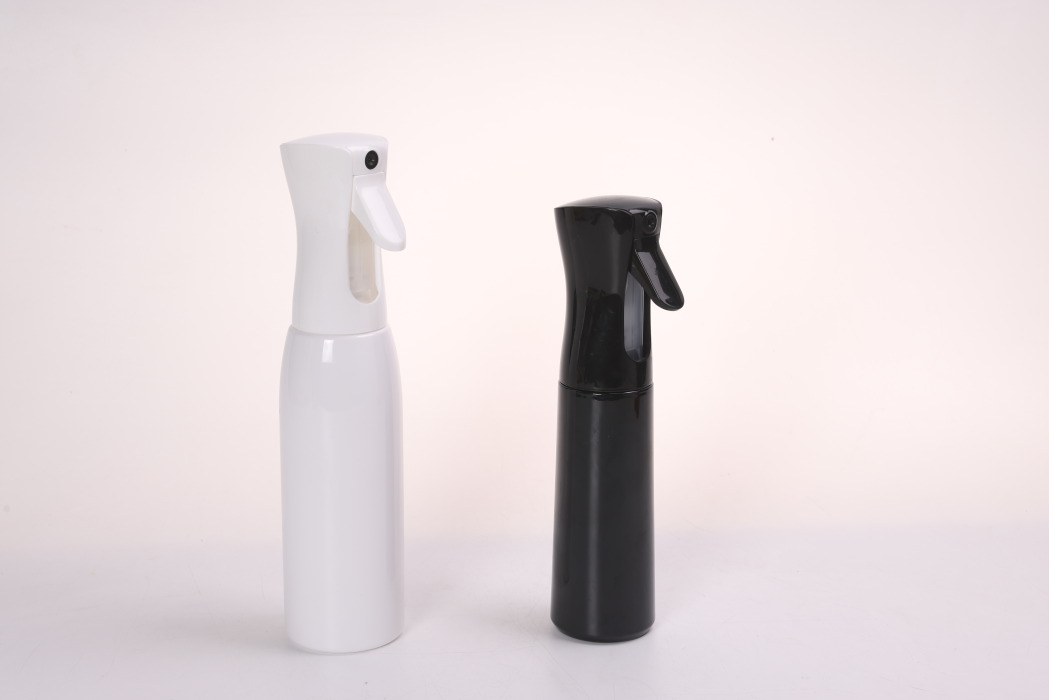 Garrafas de pulverizador de spray de spray de spray fino contínuo de cabaçal preto preto preto preto